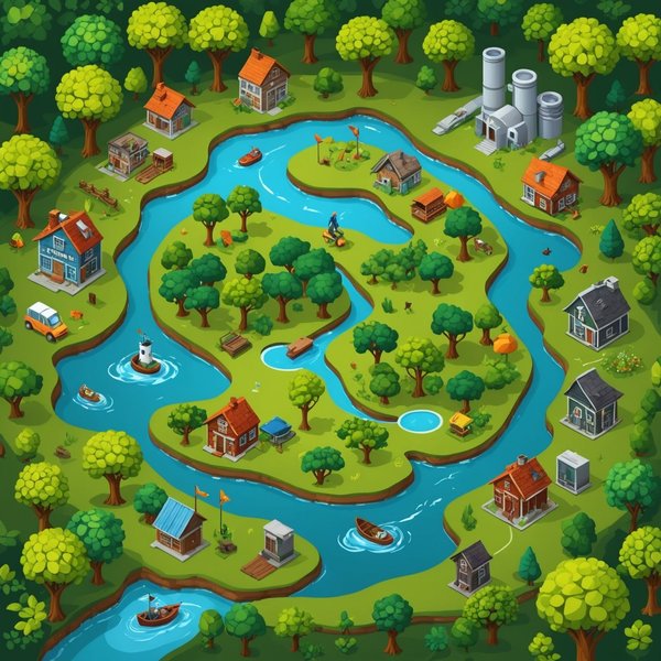 Comment un jeu de gestion de ressources peut-il intégrer des principes de l'économie verte pour sensibiliser à la durabilité?